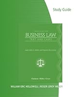 Study Guide for Clarkson/Cross/Miller's Business Law: Text and Cases - Legal, Ethical, Global, and Corporate Environment, 12th 0538472774 Book Cover