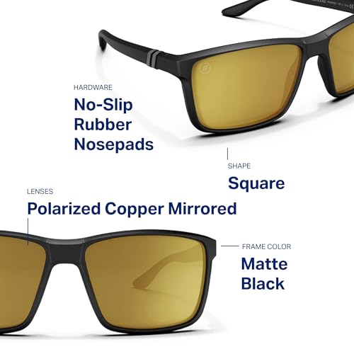 Image of Blenders Eyewear Mesa - Polarized Sunglasses - Modern Wraparound Frames - 100% UV Protection - For Men & Women