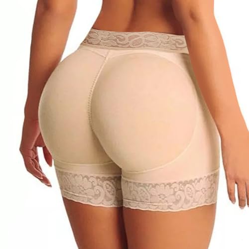 Femme Culotte Sculptante Rembourrée, Culotte Gainante Femme Butt Lifter Hip Enhancer Culottes Push Up Fesse Shapewear (FR/ES, Alpha/lettres, S, Taille normale, Taille...