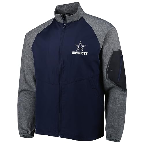 Image of Dunbrooke Men's NFL Hurricane Raglan Full-Zip Windbreaker Jacket
