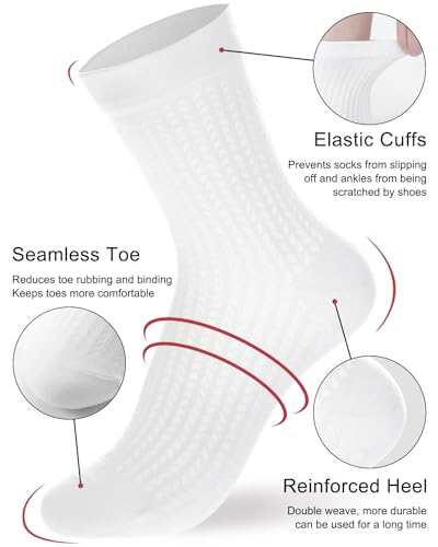 Image of SHIZEN Womens Mini Crew Socks 3-12 Pairs Pack Size 6-11