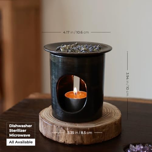 Quemador de cera cerámico para aromaterapia 4.17" miniatura 7