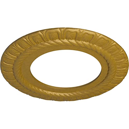 Image of Ekena Millwork Claremont Ceiling Medallion, Pharaoh's Gold