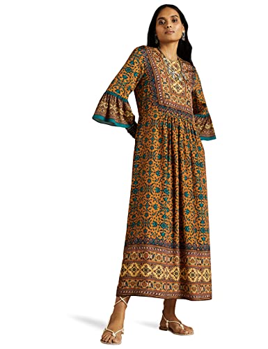 Image of RIVER by Rajdeep Ranawat Premium Designer Women's Floral Print Dress