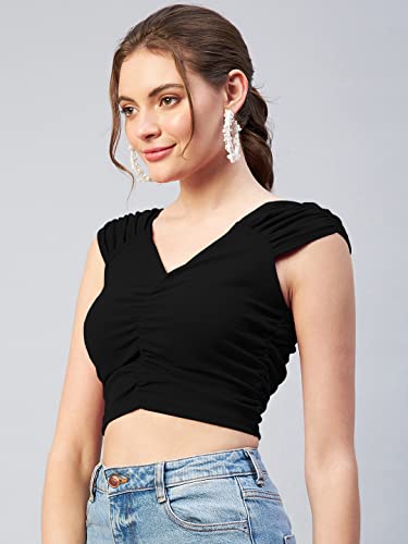 Image of Marie Claire Women's Solid Slim Fit Blouse