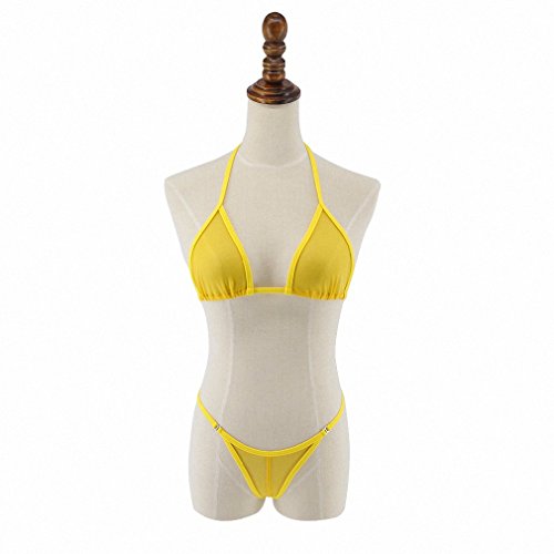 See Through Micro Bikini Set Brazilian Sheer Sex Swimwear Beachwear Swimsuit3