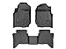 Produktbild Weathertech FloorLiner kompatibel für Ford Ranger Doppelkabine (Details) 2012-19|Schwarz|1. und 2. Reihe