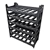Alpfa Flaschenregal anthrazit fÃ¼r 36 Flaschen, Bodenstehend