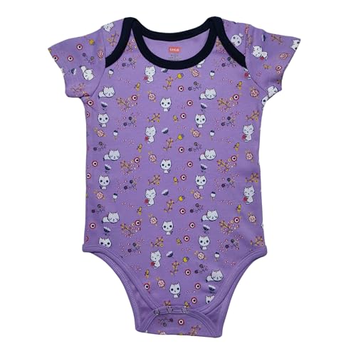 Image of LuvLap Baby Boys & Girls 100% Cotton Half Sleeve Romper /Bodysuit, Pack Of 3