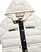 Jessica Simpson Womens Puffer Jacket - Full Zip Quilted Packable Insulated Winter Jackets for Women - Warm Womens Winter Coat, Size Medium, Cream