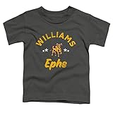 Williams College Official Ephs Unisex Toddler T Shirt,Charcoal, 3