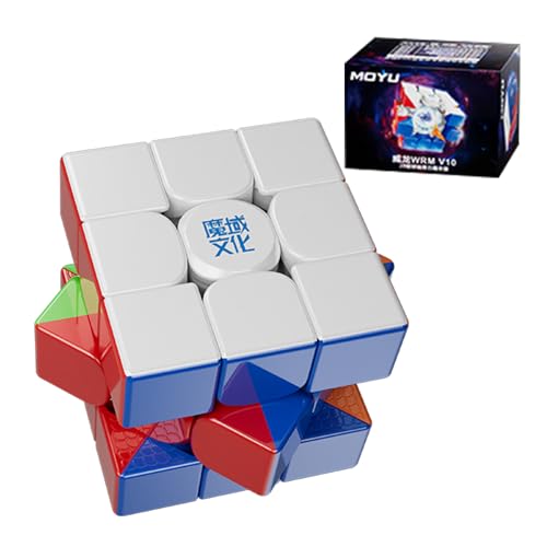 Moyu WRM V10 Cube de Vitesse, 88 Magnets Cube Magique Magnétique 3x3, moyu v10 Puzzle Cube adapté aux entraînements de compétition et aux Cadeaux...