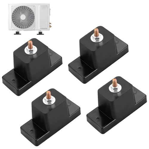 NATGAI 4Pack Rubber Vibration Isolator Mounting Bracket/Air Conditioner Mounting Bracket for Outdoor...