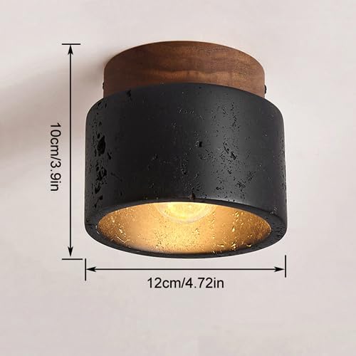 Plafón H3TF5J ideal para pasillos y pequeños comercios con madera natural 2