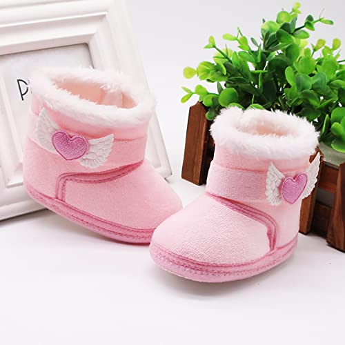 Baby Girls Boys Warm Shoes Soft Slip on Snow Booties Comfortable Boots Warming Fashion ?ings Decoration Shoes3