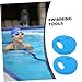 DECHOUS 2pairs Swim Paddles for Boy Girl Hand Loops for Enhanced Strength Training Floating Plates for Swimming Practice Suitable for Adults and Boy Girl