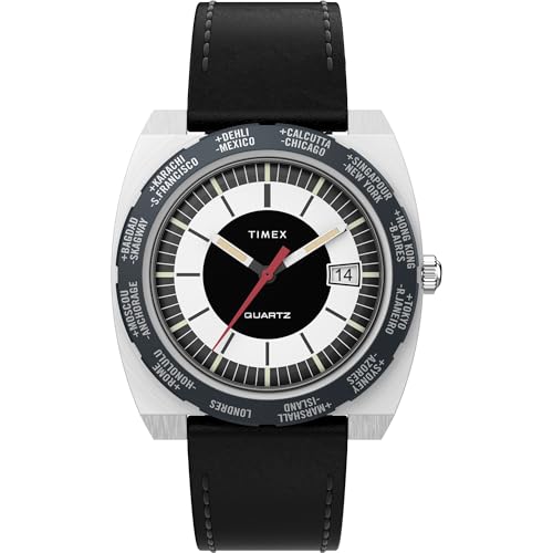 Image of TIMEX Reissue Analog Watch for Men with Tonneau Dial & Water Resistant Man's Wrist Watches