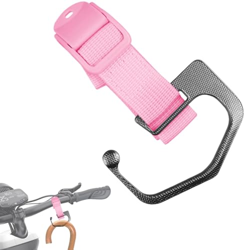 ハンギングベビーカーフック、オートバイ荷物ハンドルバークランプ、多目的ベビーカーストラップ、カラビナフックバッグ、ショッピングバッグベビーカークリップ、使いやすい、ヘッドセット、バッグ、荷物用のポータブル。