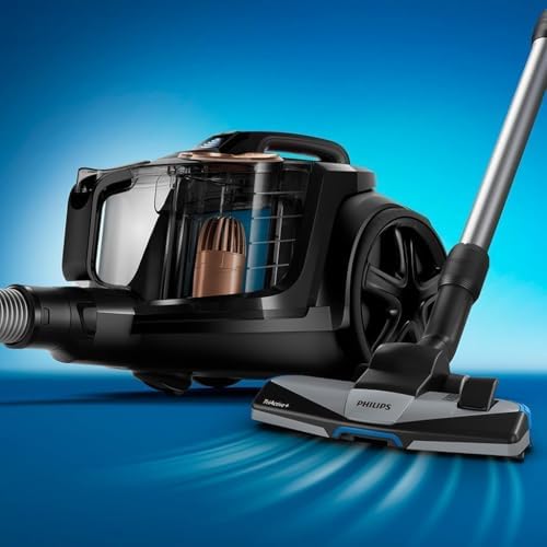 Philips Marathon Daily Torbasiz Elektrikli Süpürge, 750W, PowerCyclone 8, Alerji Kilit Sistemi, Allergy H13 Filtre, CarpetClean Başlık, XB7150/07 - Görsel 5