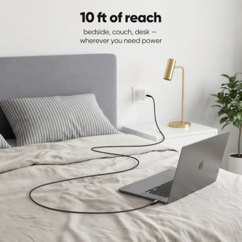 FEMORO 240W USB-C Charge Cable, Super Fast Charger Type C Cable, 10ft by FEMORO - Used condition - Image 2