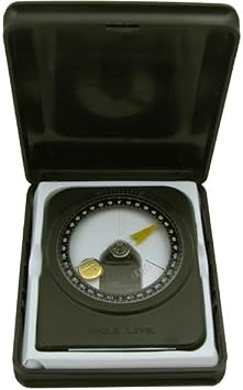 AcuAngle Angle Level II, Oil-Filled Dial Level for Metal Fabrication, Angle Gauge