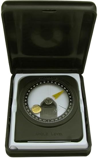 AcuAngle Angle Level II, Oil-Filled Dial Level for Metal Fabrication, Angle Gauge