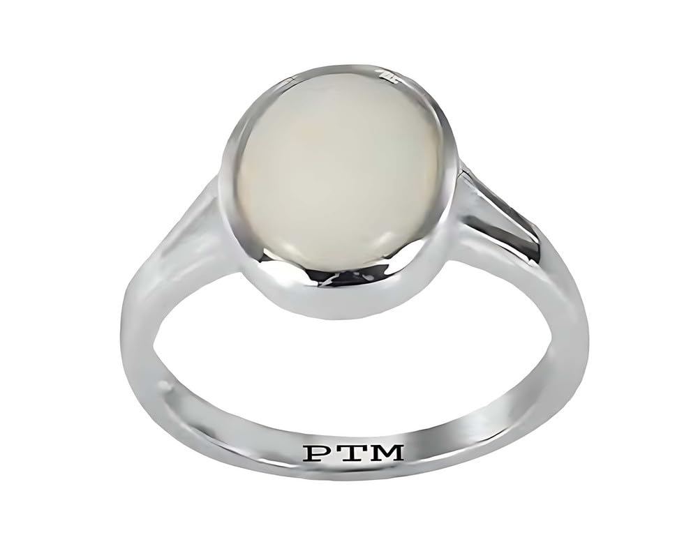 925 Sterling Silver Opal 3.25 Ratti or 3 Cts Astrological Gemstone Bis Hallmark Ring for Men & Women-image-46