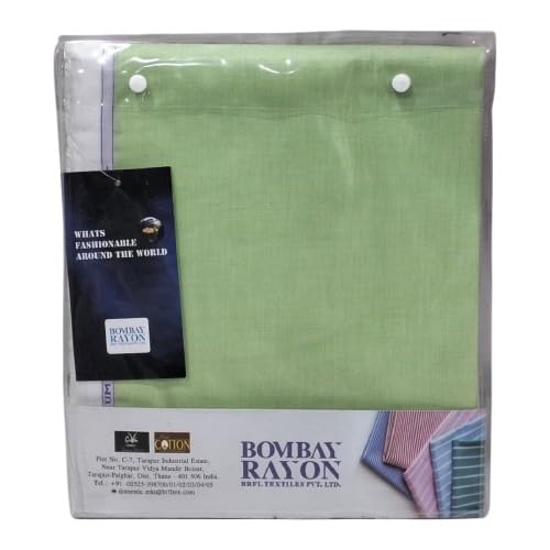 Bombay Rayon Unstitched Shirt Fabric for Men | Premium Cotton Blend Shirting Material | Solid Plain Shirt Cloth | Soft, Breathable & Comfortable Fabric for Tailoring-image-18