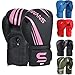 Guantoni da boxe da allenamento Kickboxing Muay Thai Gel Muay Thai Guanti da boxe per adulti MMA in pelle Maya Hide Sparring Punching Pesante Uomini Donne Arti Marziali Allenamento alle prese (14 oz