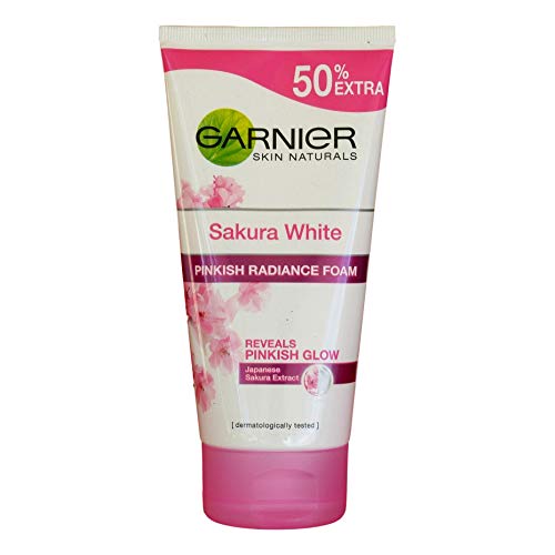garnier sakura white facial foam