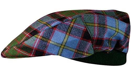 Casquette plate motif tartan Stirling Bannockburn hommes et femmes