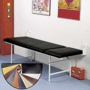 Wandklapp-Untersuchungsliege Kopf-Fuß Verst. waagr. Schwarz