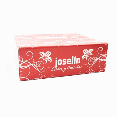 Joselín Sobaos Grandes, Elaborados con Margarina, Empaquetados Individualmente en film, Caja de cartón de 18 Sobaos (2550gr)