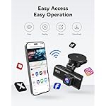 REDTIGER Dash Cam Front Rear, 4K/2.5K Full HD Dash Camera for Cars, Included 32GB Card, Built-in Wi-Fi GPS, 3.16” IPS Screen, Night Vision, 170°Wide Angle, WDR, 24H Parking Mode(F7NP) - Image 5