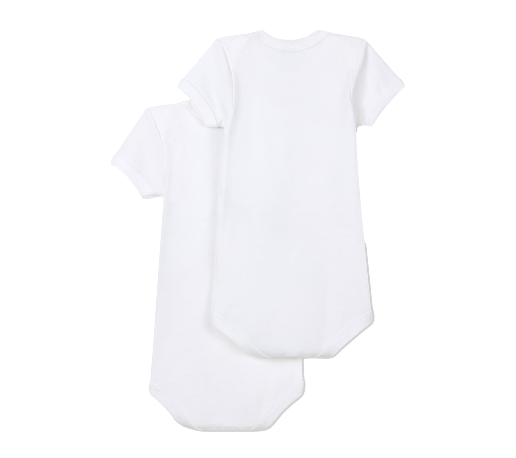 Petit Bateau Unisex Baby A01t4 Kurzarm-Body mit Streifen (2er Pack)