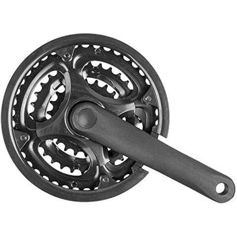 P4B 3-speed crankset, 1/2 inch x 3/32 inch, 22/32/42 teeth, 170 mm crank length, crankset with chain guard, for JIS square axle Cover