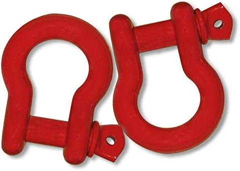 BILLET4X4 U.S. Made MEGA Recovery Strap 6 inch X 30 ft Two-PLY with 'Patriot RED' MEGA D-Shackles & Carry Bag (Off-Road Recovery)