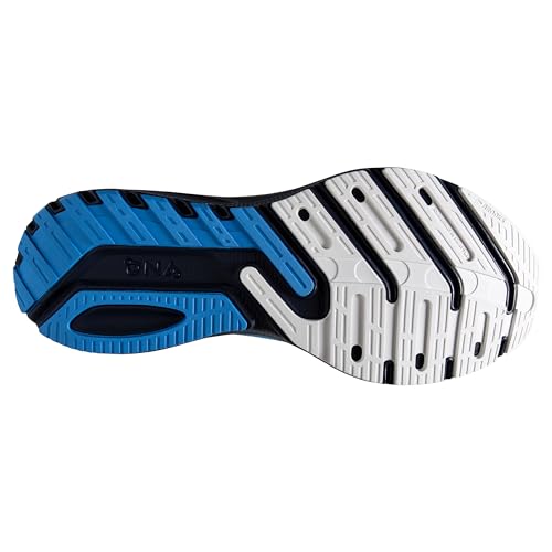 Brooks Women’s Launch 10 Neutral Running Shoe - Peacoat/Marina Blue/Pink Glo - 8 Medium