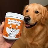 Gelenktabletten Hund 135 Kauhappen mit Grünlippmuschel Teufelskralle und Glucosamin 100 % natürlich für Gelenke Knochenschutz bei Arthrose