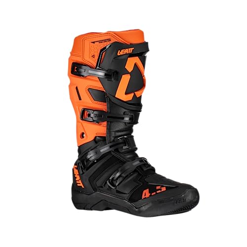 BOTA LEATT 4.5 - LARANJA PRETO- 12