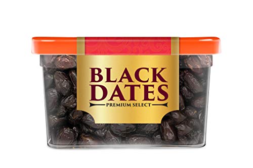 Manna Black Dates 400g – Khajoor | Khajur 100% Natural. Rich in Iron, Fibre & Vitamins. Premium Imported