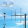 TWAYRDIO Yagi Antenna UHF 400-470Mhz Outdoor Base Station Antenna 7dBi SL16 Female for Ham Radio Mobile Transceivers #1