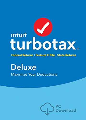 TurboTax Deluxe 2016 Tax Software Federal & State + Fed Efile PC download [Amazon Exclusive]