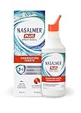 Nasalmer Plus Spray Nasal, 100% Agua de Mar, Alivio de la Congestión Severa, Adultos y Niños +2 años, 135 ml