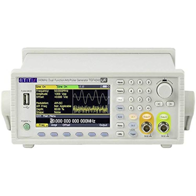TTI TGF4242 - TTi TGF4162 TTi TGF4082 Dual Channel Arbitrary Function Generator - 240MHz