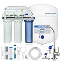 SUPERIOR FILTERS 5-Stage Reverse Osmosis Water Filter System - 75 GPD RO Drinking Water Purifier with Auto Shut-Off Leak Detector - High-Efficiency Home Filter for Removing 1000+ Contaminants,