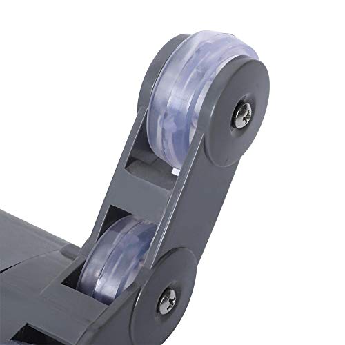 Junluck Cabeça de sucção para piscina de liga de alumínio de 35,5 cm, aspirador de pó multifuncional