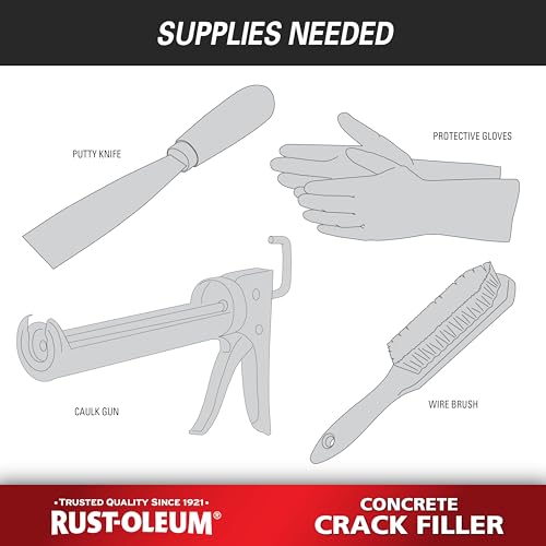 Rust-Oleum Concrete Crack Filler Epoxy 9 oz Gris miniatura 7