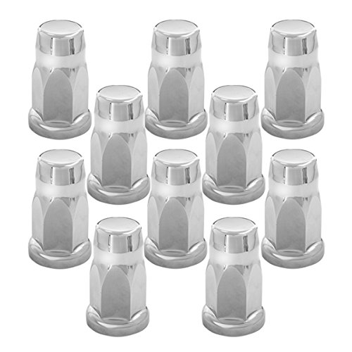 Image of GG Grand General 10330SP 33 mm X 3-1 /8 Inches Push In Chrome Plastic Nut Cover