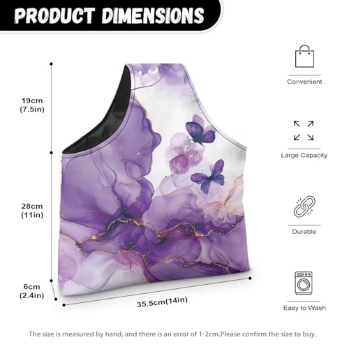 Image of ZUXONGSY Butterfly Yarn Tote Yarn Organizers and Storage for Women Portable Knitting Yarn Storage Bag Organizer Large Knitting Accessories Crochet Organizers and Storage